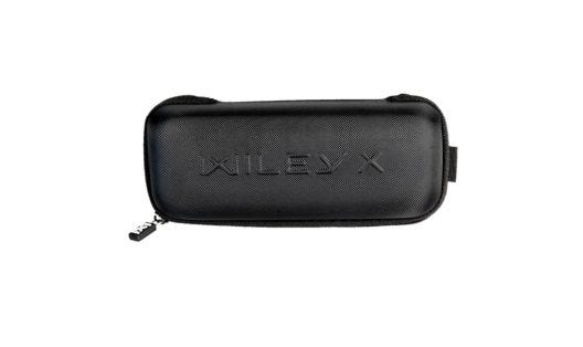 WX Etui, Schwarz mit Wiley X Logo, Größe: Large