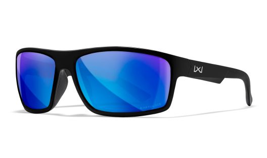 WX PEAK XL, Gläser: CAPTIVATE™ Polarisierend Blau Spiegel, Gestell: Matt Schwarz