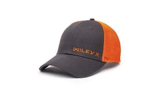 Trucker Cap, Dunkelgrau/Signalorange, Signalorange Wiley X