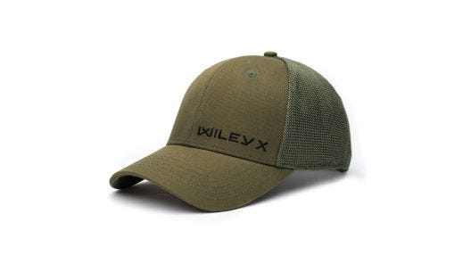 Trucker Cap, Olivgrün, Schwarz Wiley X