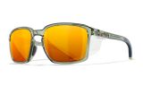 WX ALFA, Gläser: CAPTIVATE™ Polarisierend Bronze Spiegel, Gestell: Glänzend Transparent Hellgrün/Grau Image Thumbnail