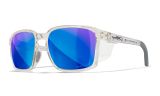 WX ALFA, Gläser: CAPTIVATE™ Polarisierend Blau Spiegel, Gestell: Glänzend Transparent Image Thumbnail