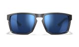WX FOUNDER, Gläser: CAPTIVATE™ Polarisierend Blau Spiegel, Gestell: Glänzend Transparent Grau Image Thumbnail