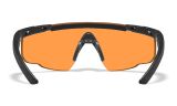 SABER ADVANCED, Gläser: Grau/Klar/Helles Orange, Gestell: Matt Schwarz Image Thumbnail