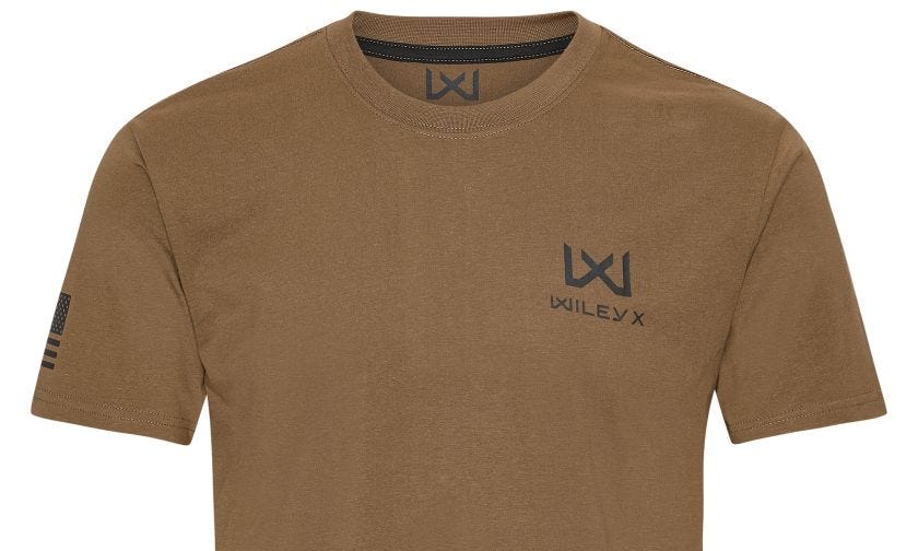 WX CANYON T-Shirt, Coyote Braun, Dunkel Grau WX/Wiley X Image