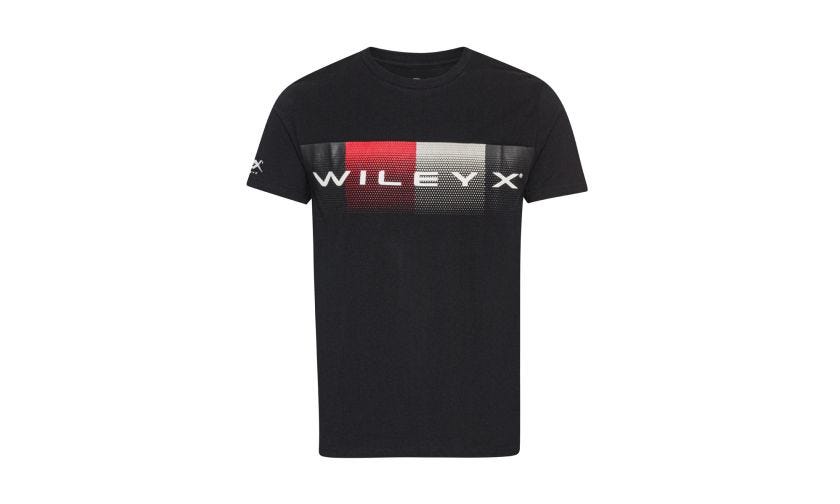 WX Core T-Shirt, Baumwolle Schwarz - Punktmuster mit Wiley X,  Image