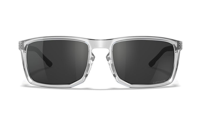 WX AXE, Gläser: CAPTIVATE™ Grau, Gestell: Glänzend Transparent Image