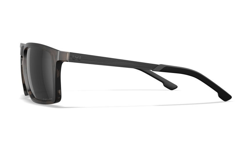 WX AXE, Gläser: CAPTIVATE™ Polarisierend Schwarz Spiegel, Gestell: Matt Tortoise Braun Image