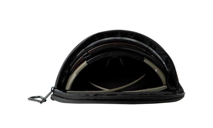 WX Etui, Semi Hard mit Molle Strap, Schwarz mit WX/Wiley X Logo Image