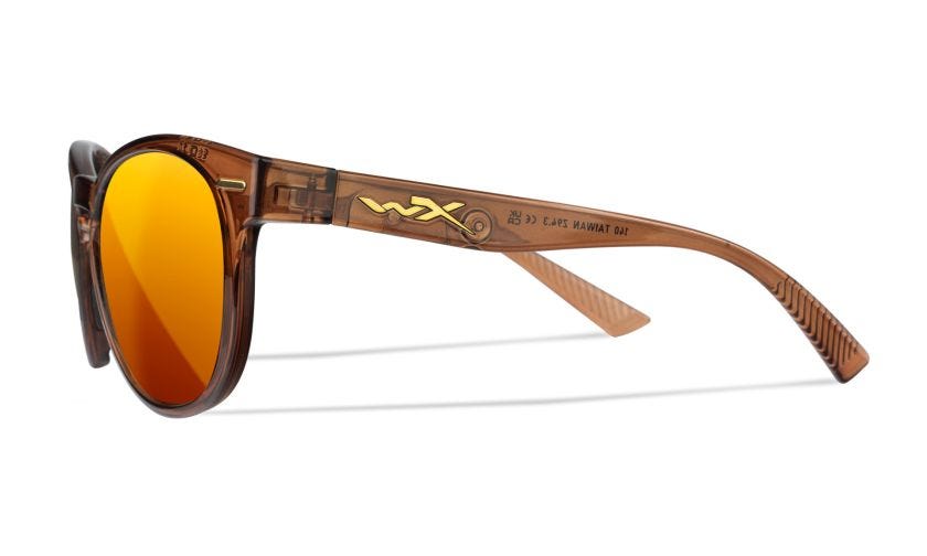 WX COVERT, Gläser: CAPTIVATE™ Polarisierend Bronze Spiegel, Gestell: Transparent Braun Image