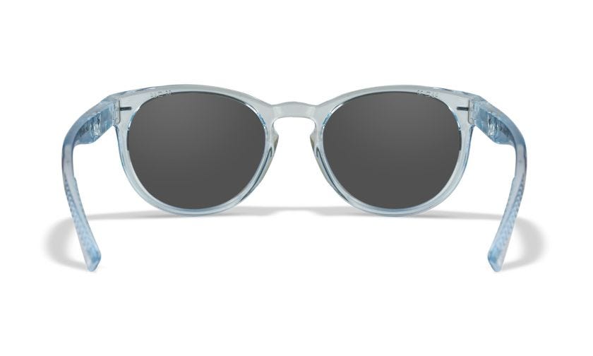 WX COVERT, Gläser: CAPTIVATE™ Polarisierend Blau Spiegel, Gestell: Glänzend Transparent Hellblau Image