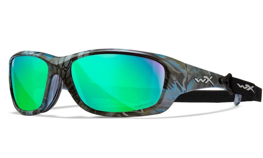 WX GRAVITY, Gläser: CAPTIVATE™ Polarisierend Grün Spiegel, Gestell: Kryptek® Neptune™ Image