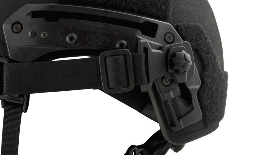 SPEAR - NERVE, Team Wendy Exfil® Helmet, Rail Attachement System - Schwarz Image