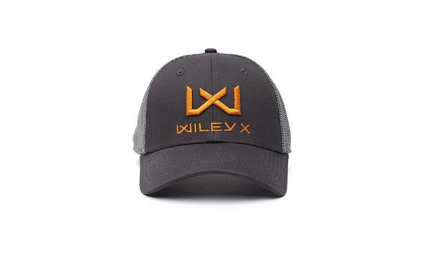 Trucker Cap, Dunkelgrau, Orange WX/Wiley X Image